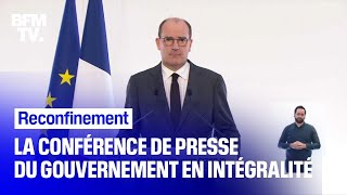 Reconfinement: la conférence de presse du gouvernement en intégralité