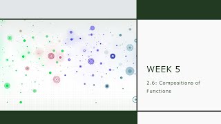 2.6: Compositions of Functions