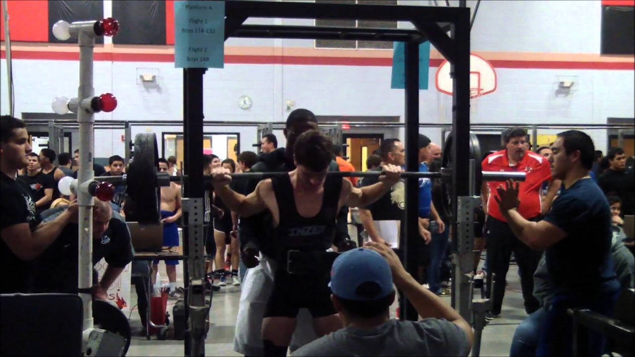 High School Powerlifting Meet 2015 San Antonio South Side YouTube