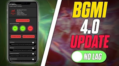 BGMI 4.0 UPDATE LAG ISSUE FIXED ✅ | NON ROOTED MODULE 📱 | iPhone like gaming 🦍