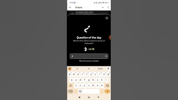 #dropee Dropee question of the day code 21 November | Dropped question of the day code | Dropee Code