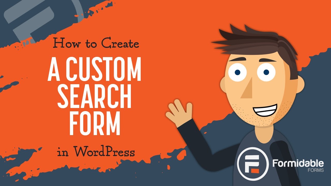 สร้างฟอร์ม wordpress  Update  How to Create a Custom Search Form in WordPress