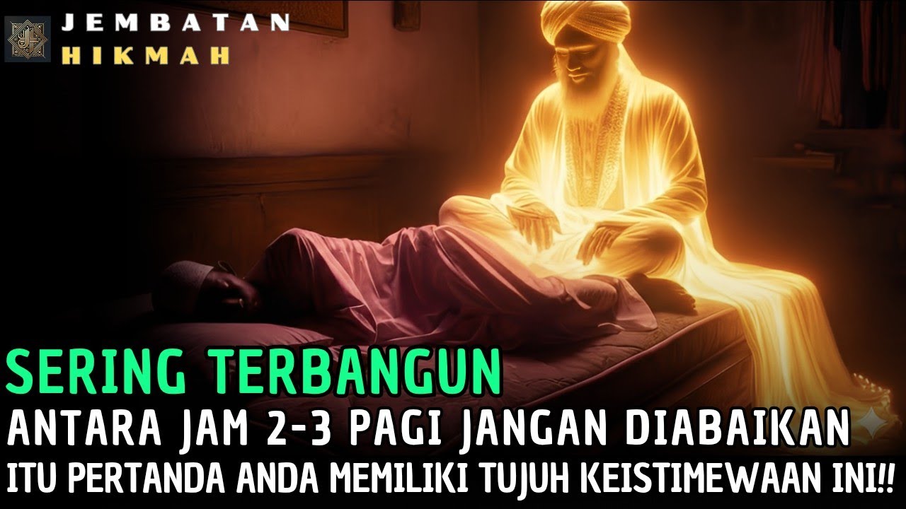 Dibangunin Para Malaikat😱!! Inilah 7 Keistimewaan Langka😱 Orang Yang Sering Terbangun Jam 2-3 Pagi✨🚀