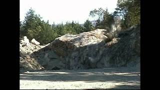 Rock Blasting July 18, 2006