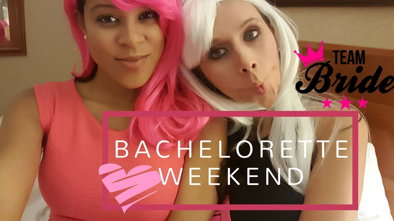 PREGNANT AT BACHELORETTE PARTY + PINK HAIR VLOG YouTube