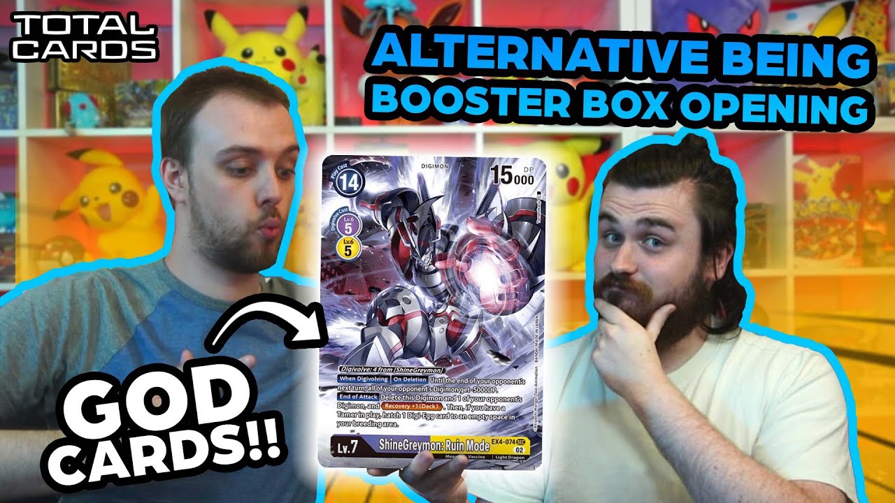 digimon alternative being booster box Generation standard digivolutions *PULLING SHINEGREYMON RUIN MODE!* Digimon