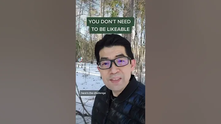 You Don't Need To Be Likeable