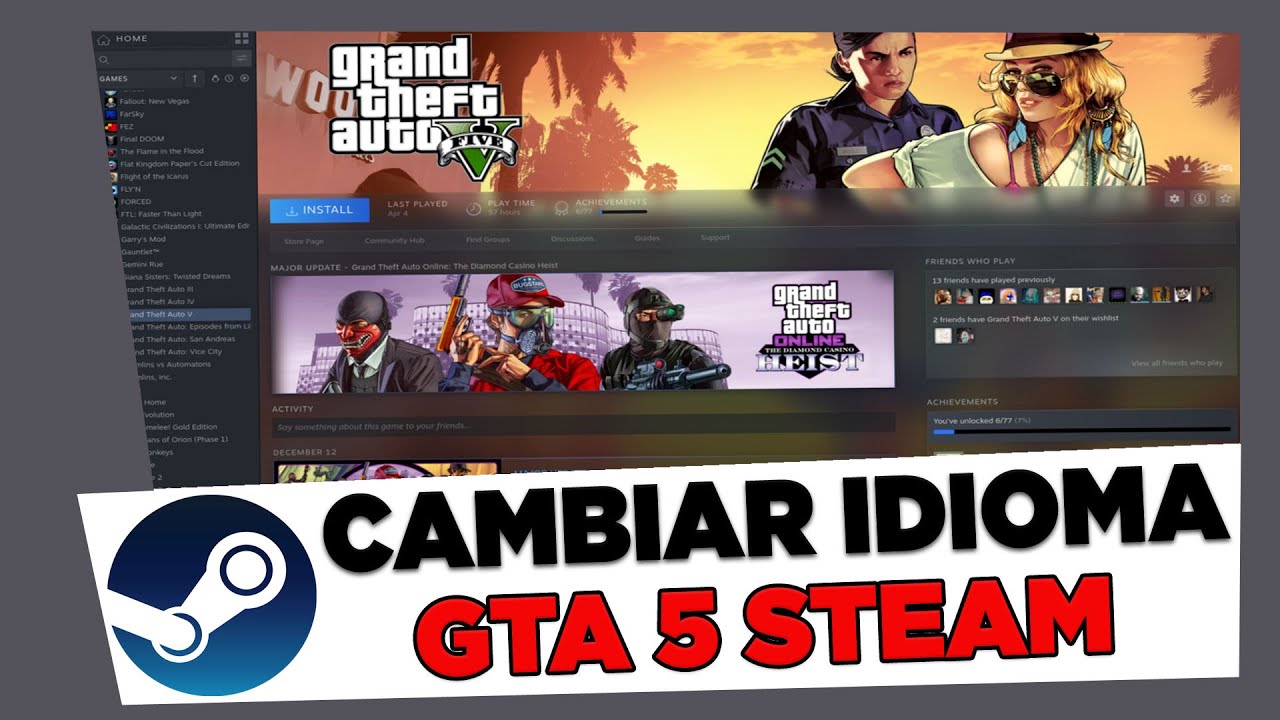 Como Poner En Español Gta 5