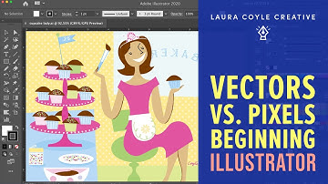 Beginning Illustrator: Vectors vs. Pixels explained