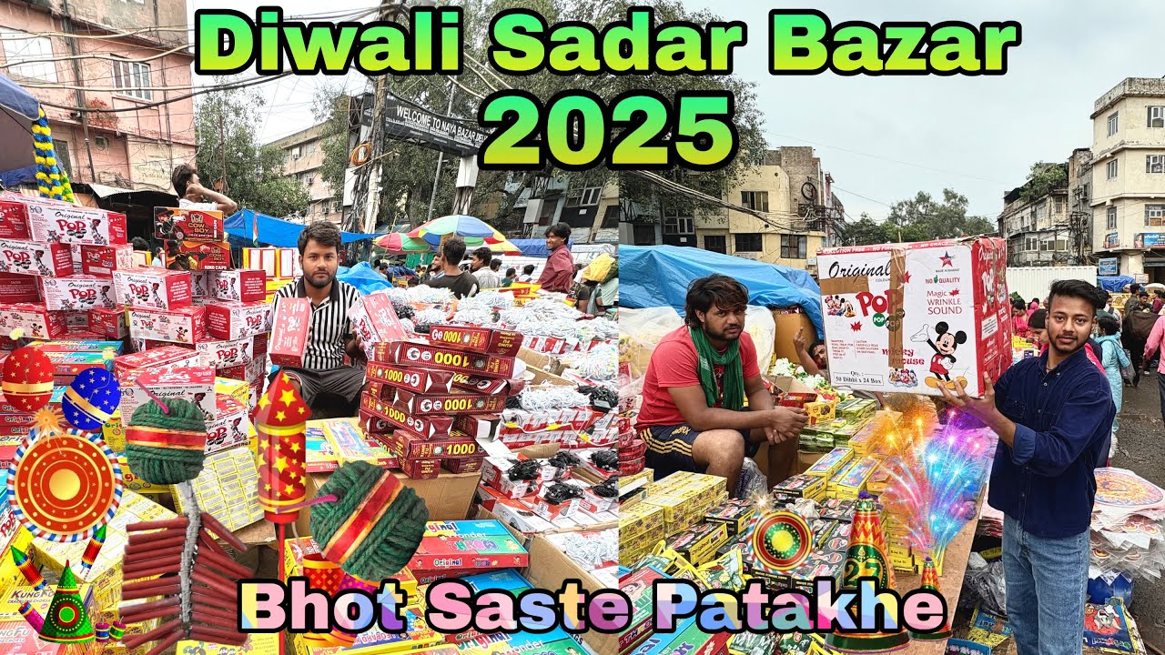 Cheapest Crackers Price in Delhi NCR 2025 | Sadar Bazar Diwali Shopping | Patakhe hee Patakhe 2025