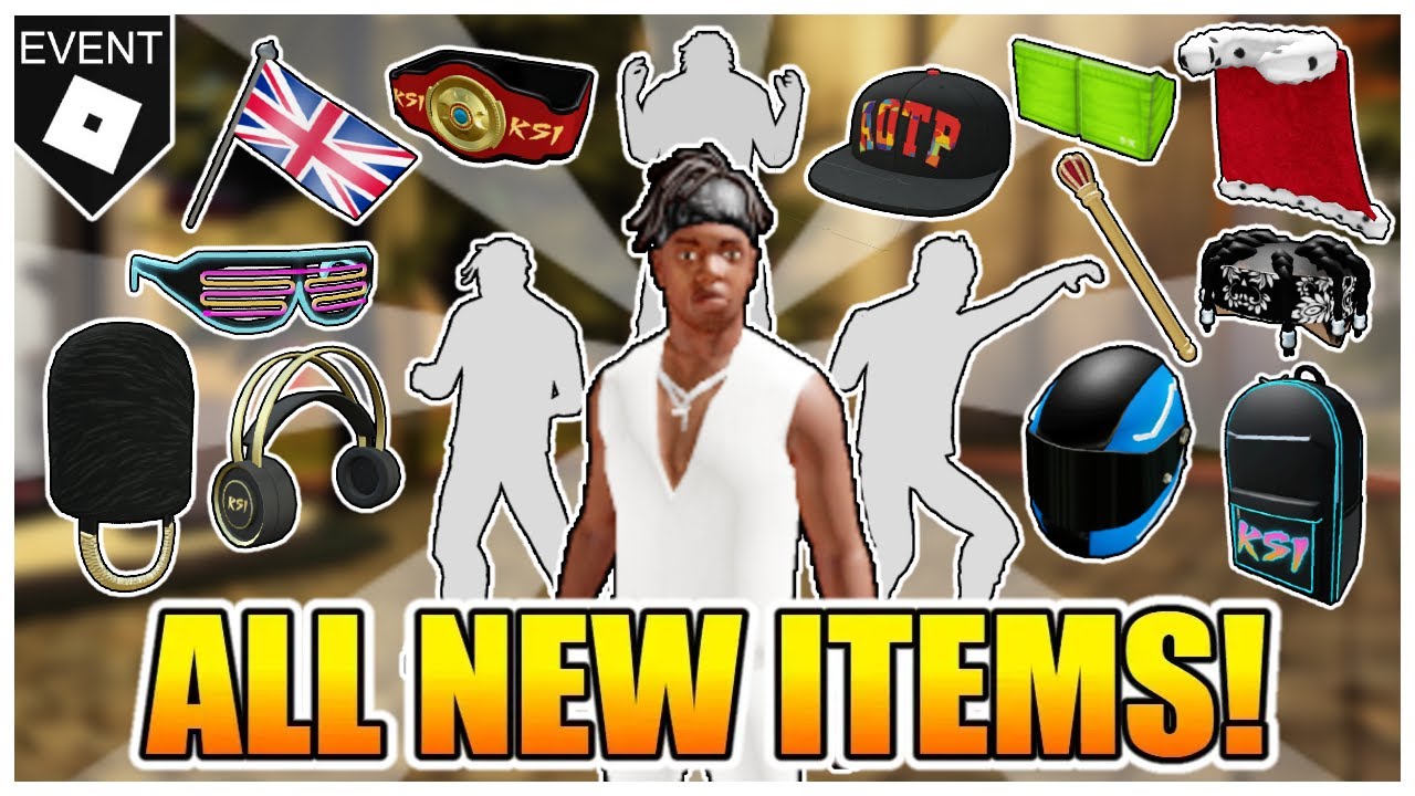 [EVENT] How to get KSI BUNDLE, 12 ITEMS, 3 EMOTES & 2 FREE ITEMS in the