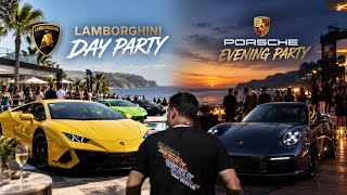 Lamborghini and Porsche Party