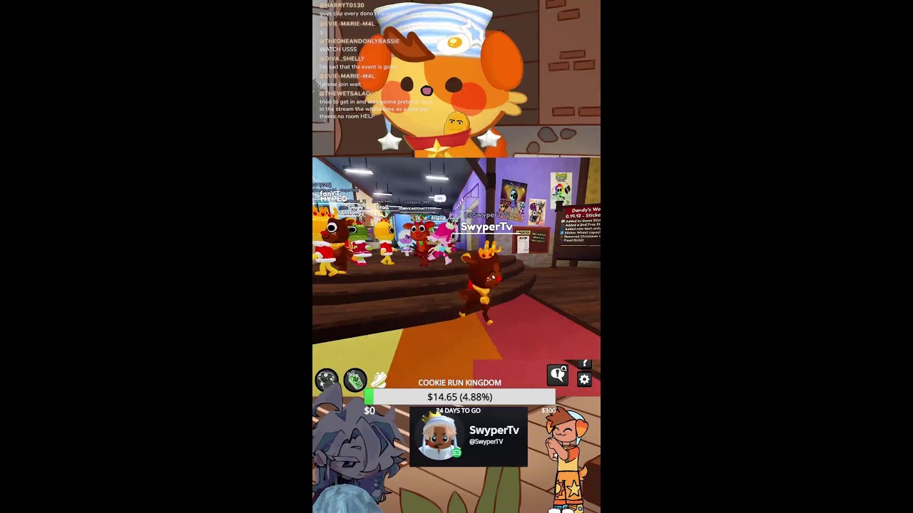 DANDY'S WORLD CHRISTMAS UPDATE COUNTDOWN!  (🔴 LIVE Public Lobbies) (Portrait)