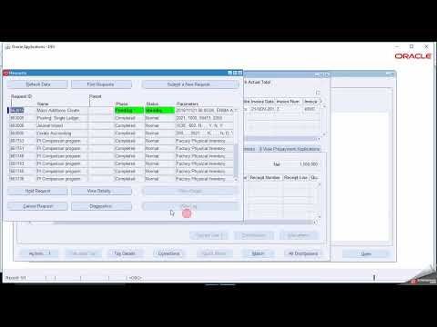 شرح تطبيق عملى لبرنامج اوراكل للمحاسبين على 