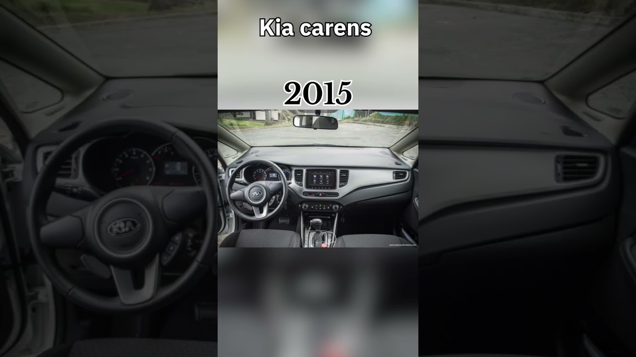 Evolution of Kia carens interior (2000-2024) 