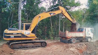 แก่แต่ว่ายังเก๋า คุณปู่CAT320V1 เจาะดินลูกรังได้สบาย ถึงอายุเยอะแต่ความแรงยังเหมือนเดิม