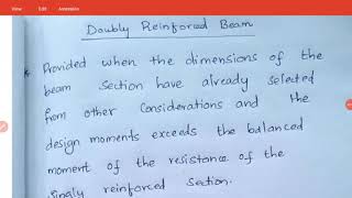 Dcs1 module 3 doubly reinforced section