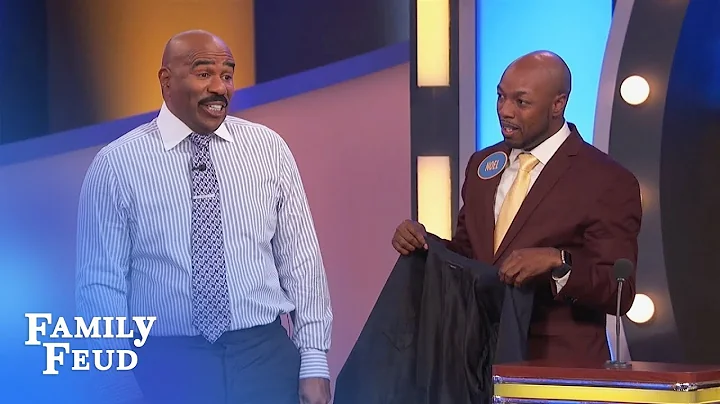 Steve Harvey meets Marvin! | Family Feud