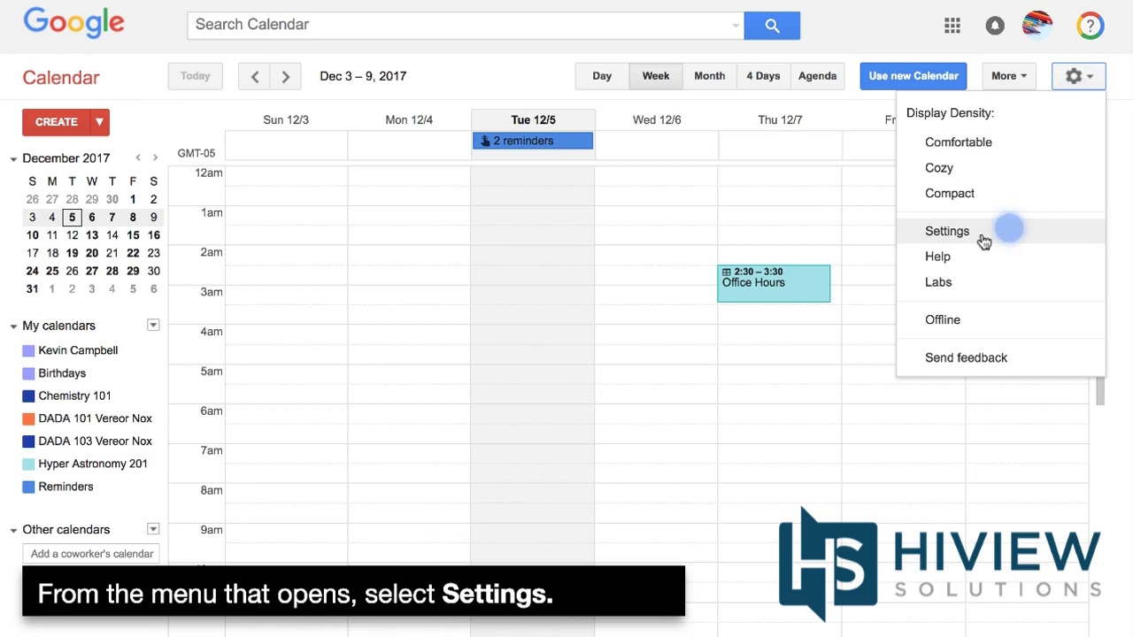 How to change your time zone in Google Calendar YouTube