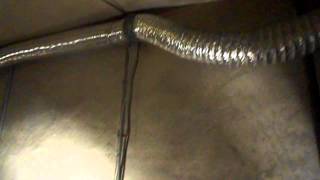 DRYER EXHAUST THRU BATHROOM