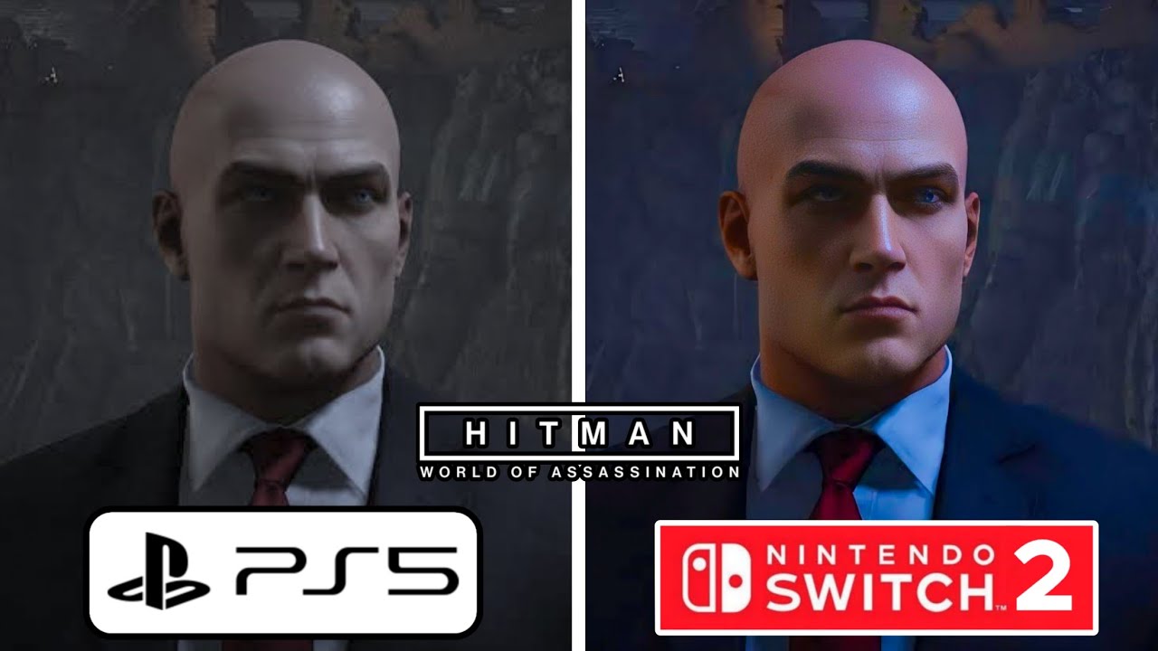 Hitman World of Assassination PS5 vs Nintendo Switch 2 Graphics 