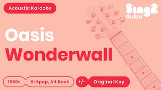 Wonderwall (Acoustic Guitar Karaoke Instrumental) Oasis chords