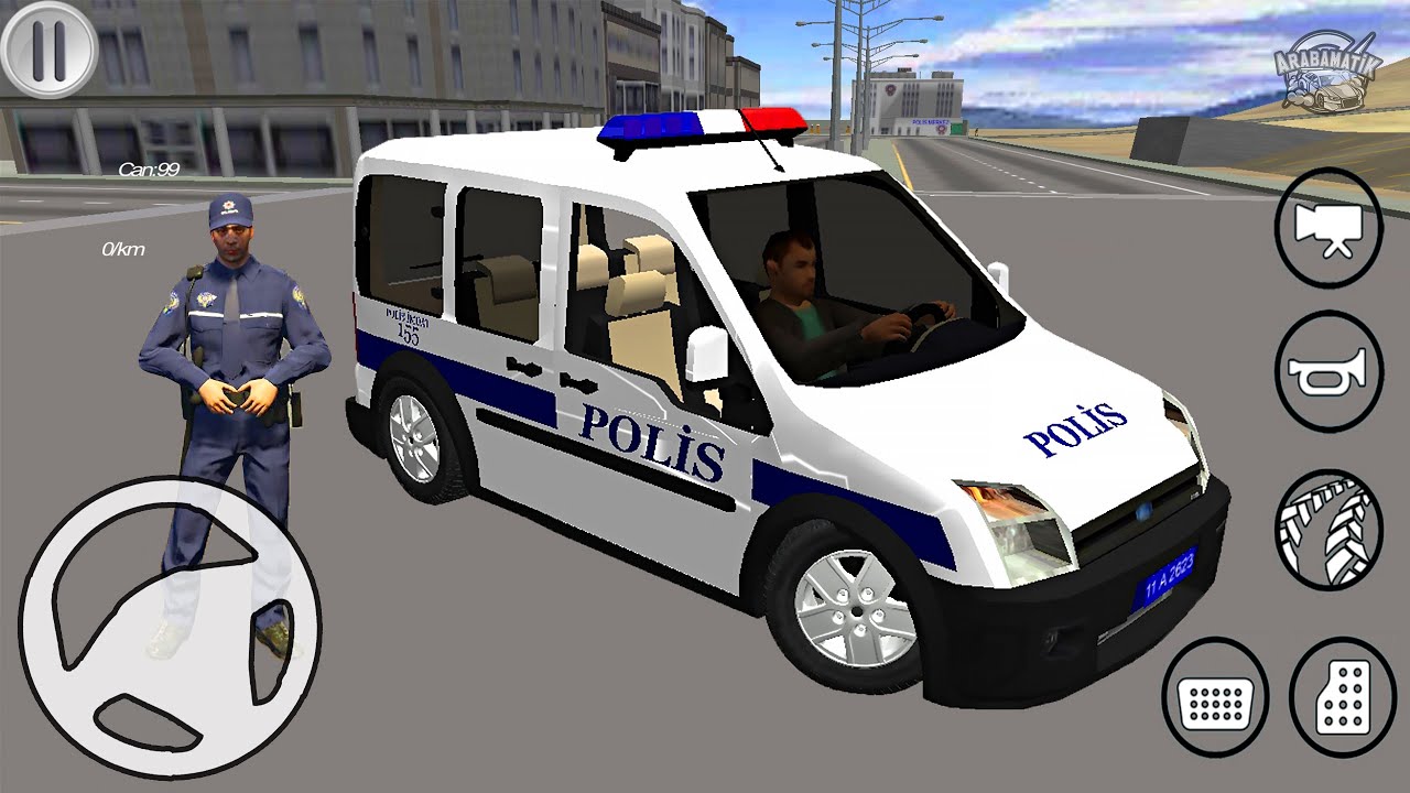 FORD Connect TÜRK Polis Arabası Oyunu Polis Oyunu Polis Simulator