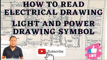 How to read electrical drawing | Light drawing | Power drawing symbol