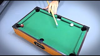 Mini Desktop Billiard Pool Table - Mainan Hadiah Anak Meja Biliar Mini