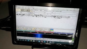 Mchf /RS 958B DWD Wefax Reception with Fldigi on 3853 Khz