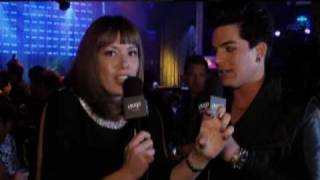 Adam Lambert Backstage Interview - NewNowNext Awards