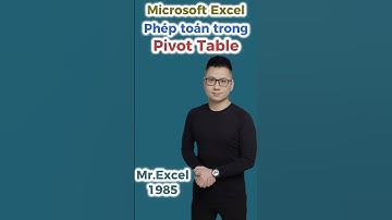 PIVOT TABLE-THAY ĐỔI PHÉP TOÁN TRONG PIVOT TABLE #powerpivot #excel #drb #powerquery #pivottable