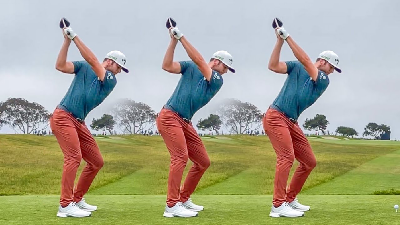 SAM BURNS GOLF SWING - SLOW MOTION - YouTube