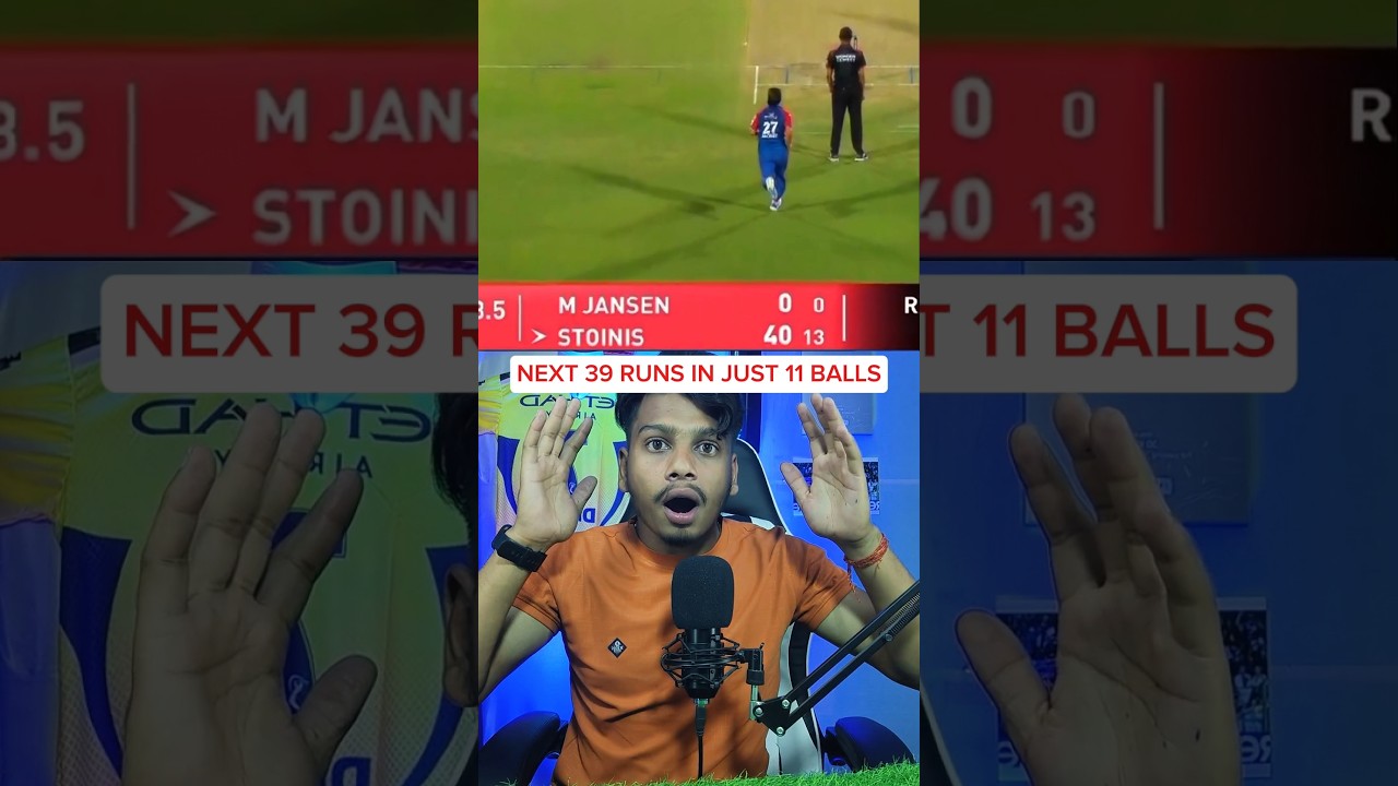 MARCUS STOINIS 13 BALLS 40 RUNS 🤯🤫