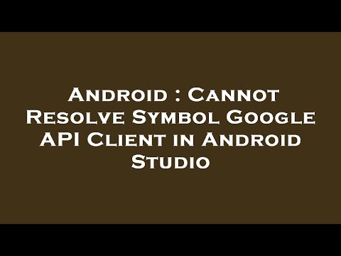 Android : Cannot