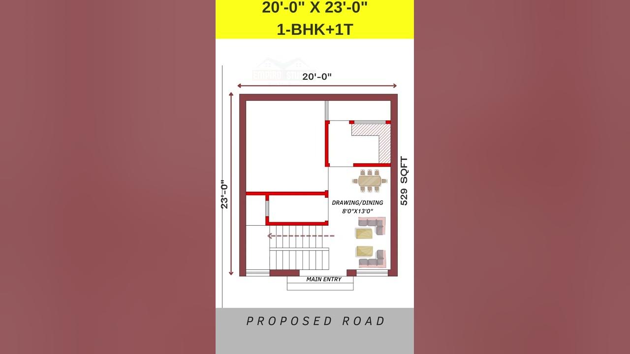 20x23-house-design-20x23-home-plan-20-by-23-ghar-ka-naksa-529-sqft-1bhk-shorts