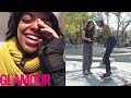 Learning to Skateboard and Ollie in 30 Days with Rachelle Vinberg | Glamour