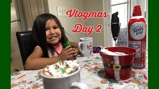 Vlogmas Day 2 | Mini Decorating Session | First Hot Cocoa of the Season