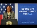 Vp harris travels to detroit for economic opportunity tour  rolandmartinunfiltered full coverage