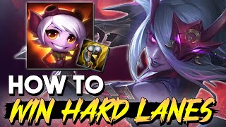 HOW TO WIN HARD LANES WITH KATARINA IN LOW ELO | Katarina Commentary and Guide