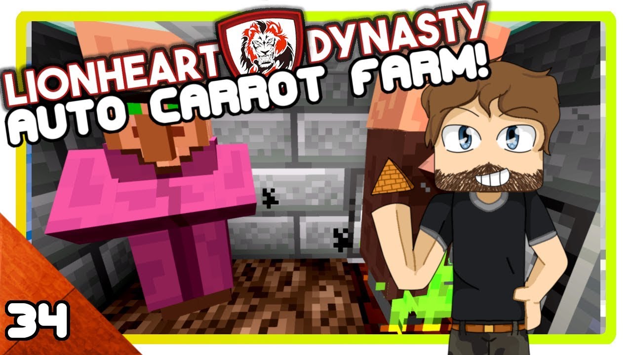 Fully Automatic Carrot Farm | #34 | Minecraft 1.13 Lets Play from