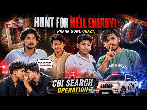Hunt For Hell Energy ￼🍹 | Prank Gone Crazy 😂 | CBI Search Operation 😱