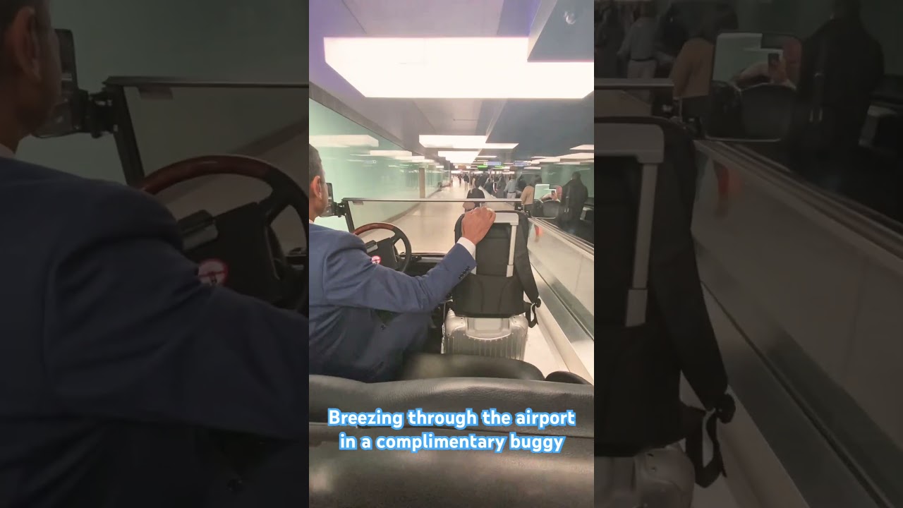 Air India 🇮🇳 First Class DEL-LHR with a complimentary meet & greet 🙋‍♂️ and a buggy service 🙏✈️