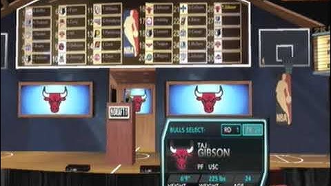 NBA 2k10 My Player Mode Draft Through NBA Combine