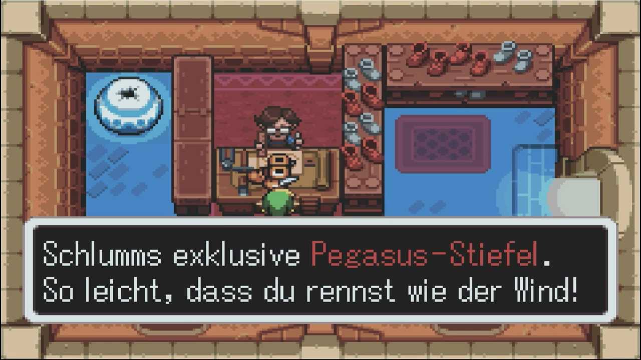 How to: get the Pegasus Boots in "TLoZ: The Minish Cap" - YouTube