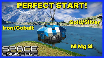 Is THIS the PERFECT Starting Location? - Vanilla SPACE ENGINEERS Gameplay - Survival - Ep 1