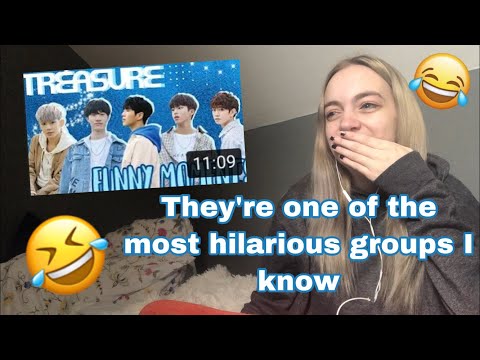 Reacting to Treasure Funny Moments by Vimin XX