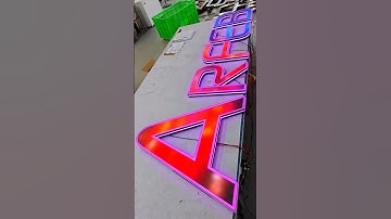 Recognise the luminous characters, customers can