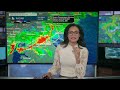 Meteorologist Abigail Degler goes live to discuss severe weather in the area
