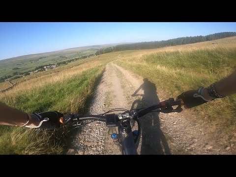 Yorkshire Dales Descents Dropping Down To Semer Water The Drop Off Wether Fell To Burtersett